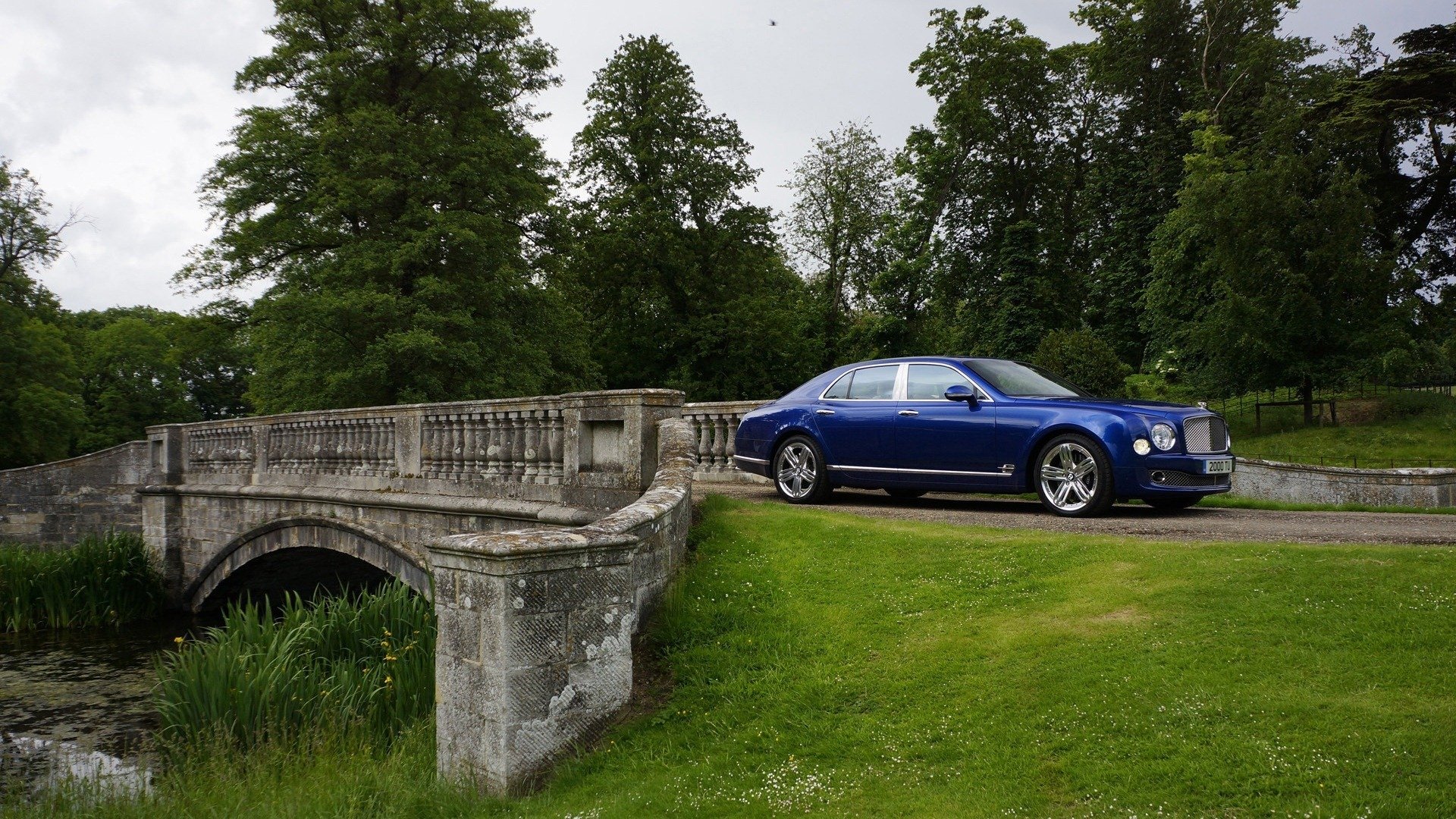 汽车,超跑,宾利,慕尚,蓝色,儿童桌面专用