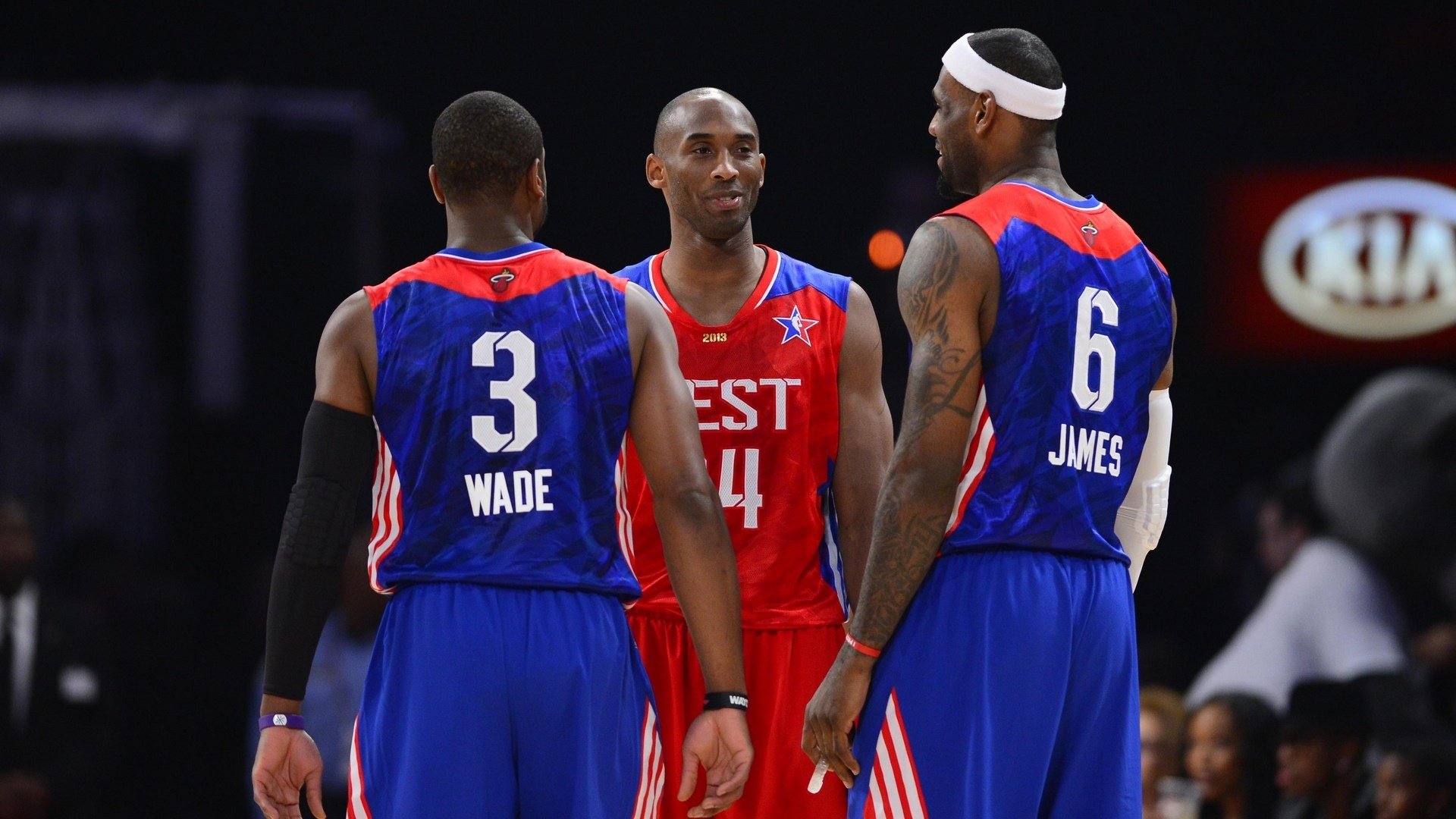 体育,NBA,2013年全明星,詹姆斯,科比,韦德