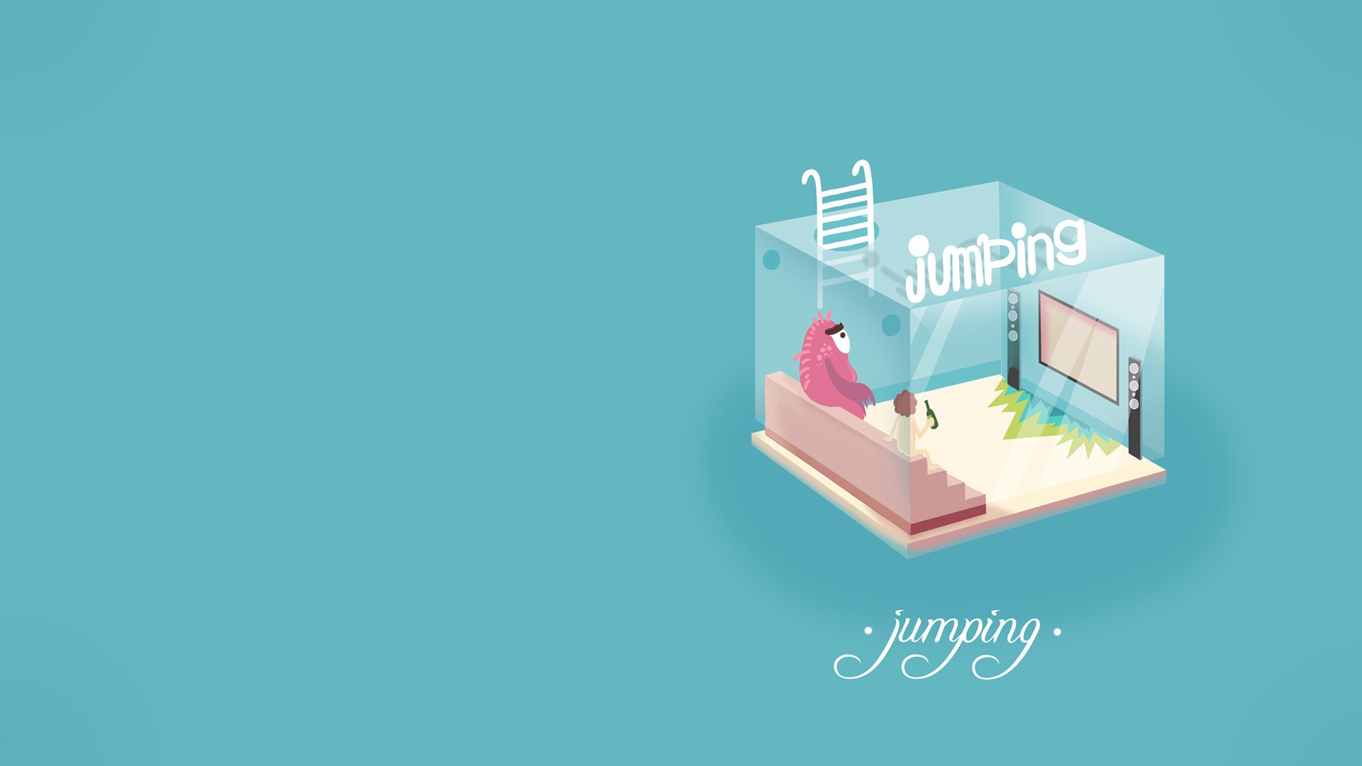 动漫,卡通,插画,手绘,林P酱的异想世界,海上电影院,儿童桌面专用