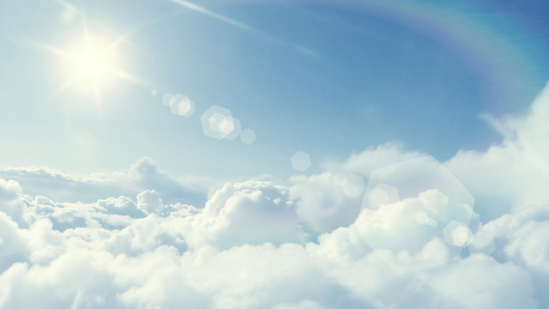 小清新,清新淡雅,蓝天白云,2月28日,儿童桌面专用