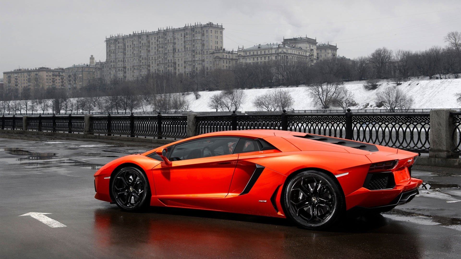 汽车,超跑,兰博基尼,爱娜塔多,LP700-4,橙色,儿童桌面专用