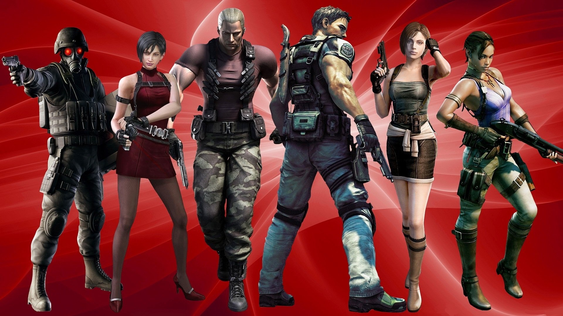 主机游戏,生化危机,插画,CG图