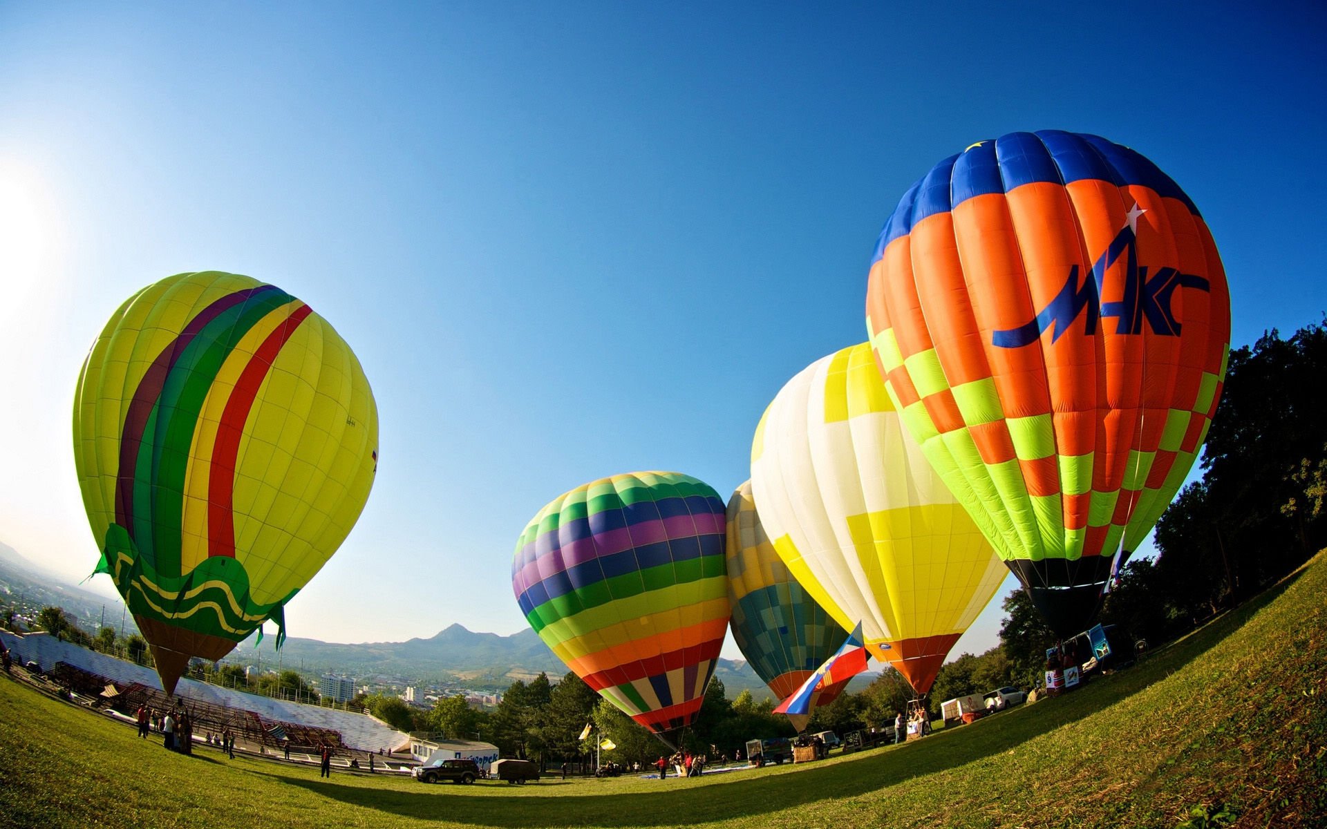 热气球,风景,风光,美景,高空,儿童桌面专用