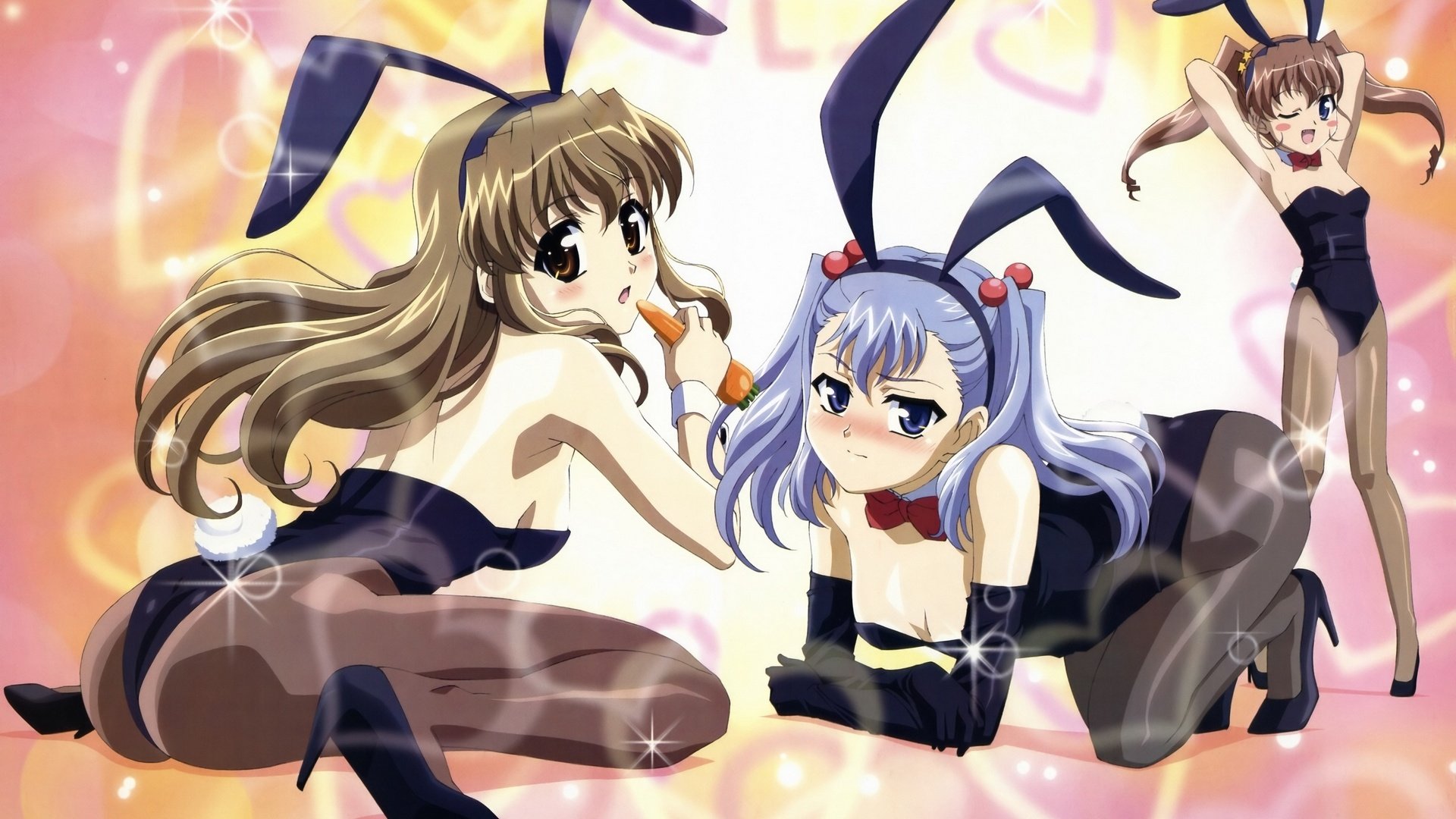 动漫,动漫少女,插画,兔耳