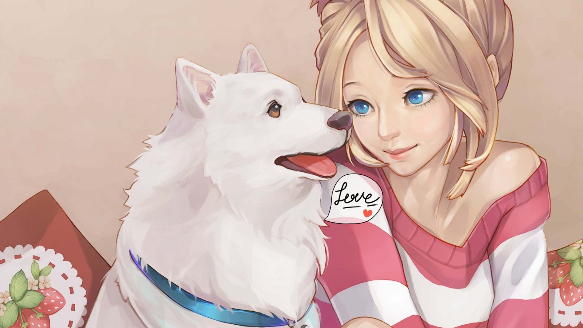 爱情美图,浪漫手绘,爱你