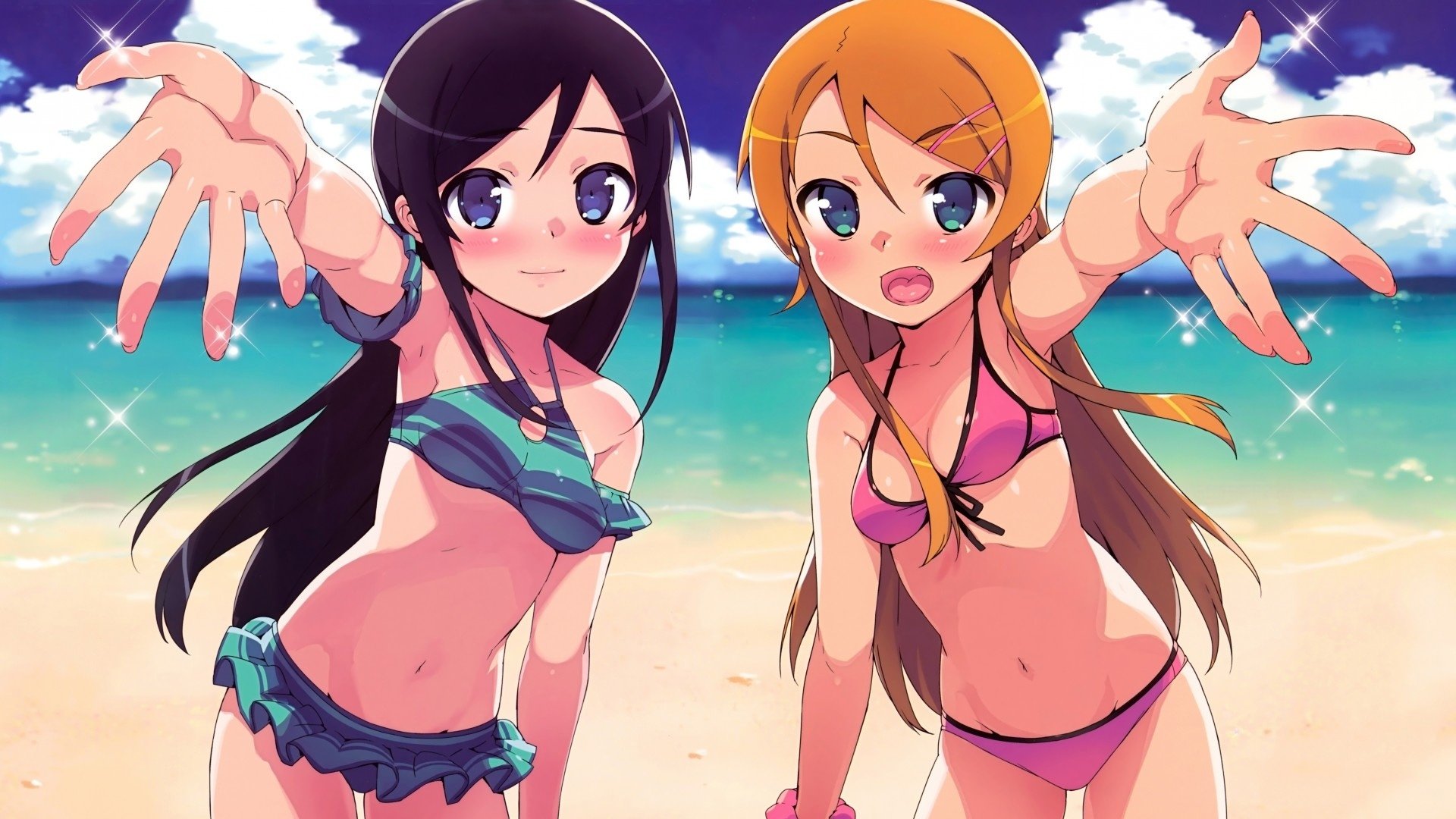 动漫,动漫少女,插画,可爱,我的妹妹不可能那么可爱