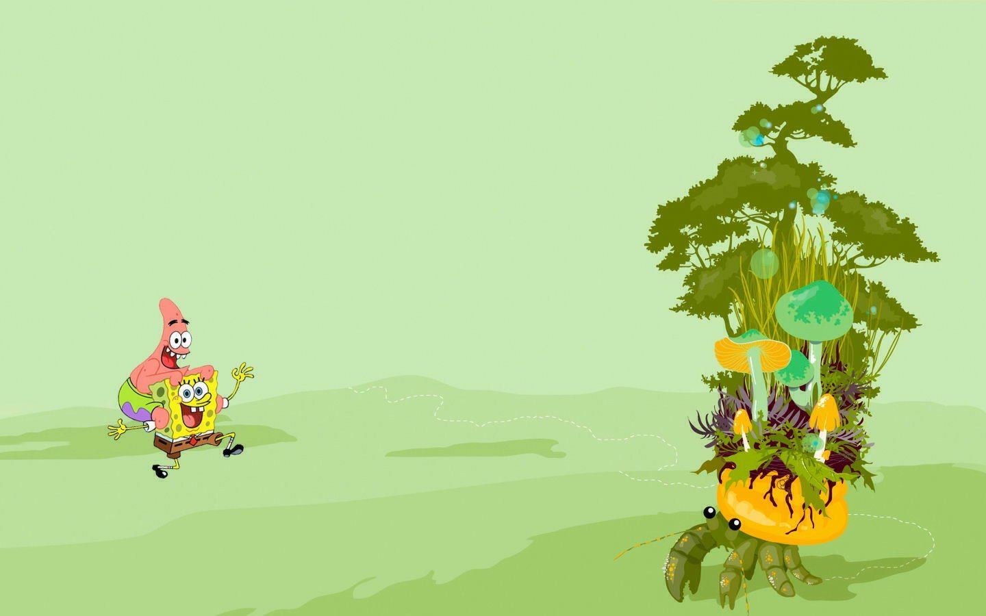 炫酷,设计,手绘,趣味,海绵宝宝,2月22日,儿童桌面专用