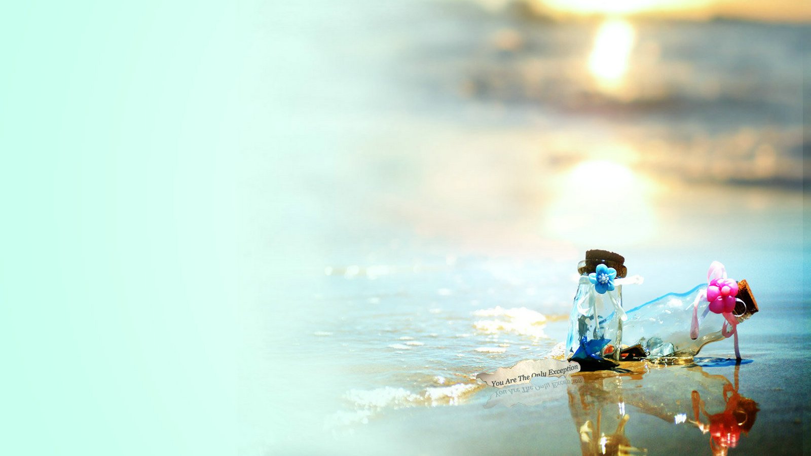 爱情美图,唯美温馨,许愿瓶