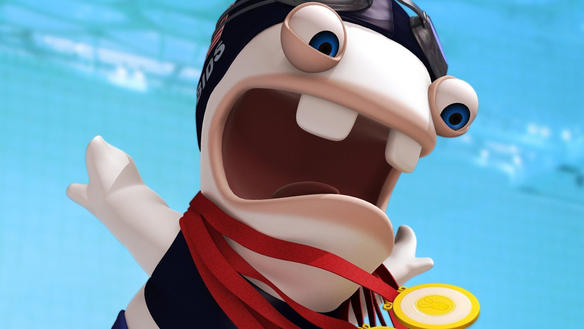 动漫,卡通,插画,疯狂的兔子,儿童桌面专用