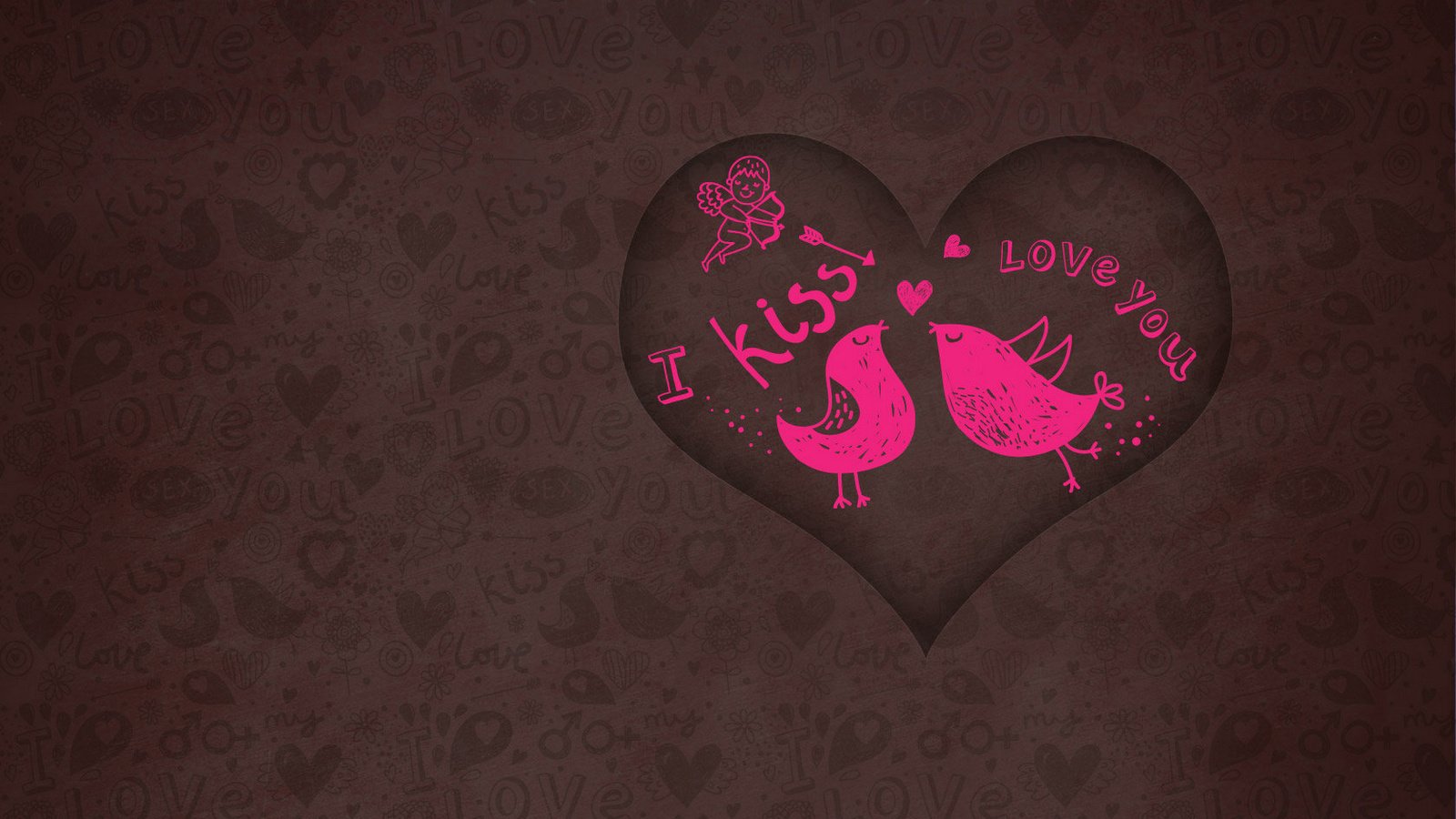 爱情美图,心动创意,情人节,爱情鸟