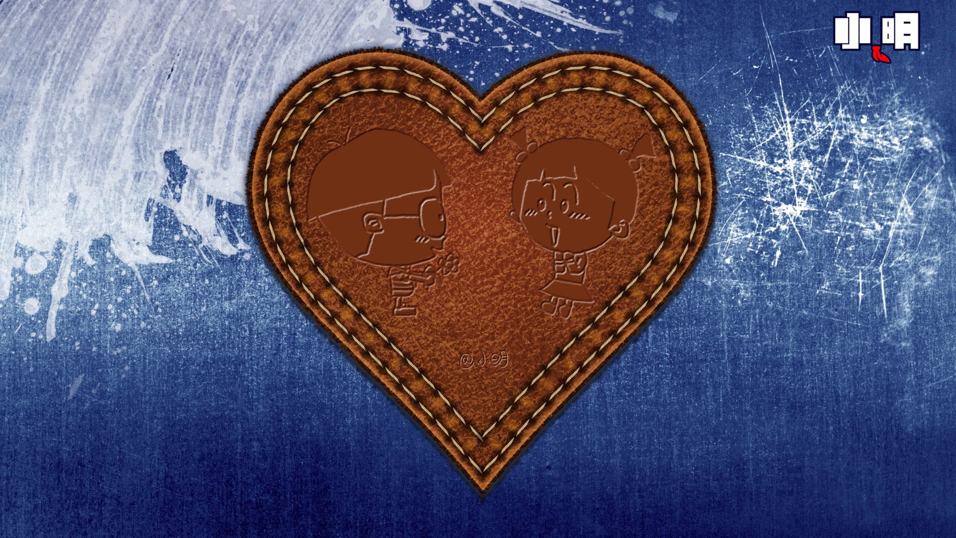 动漫,插画,手绘,原创,小明,爱情,儿童桌面专用