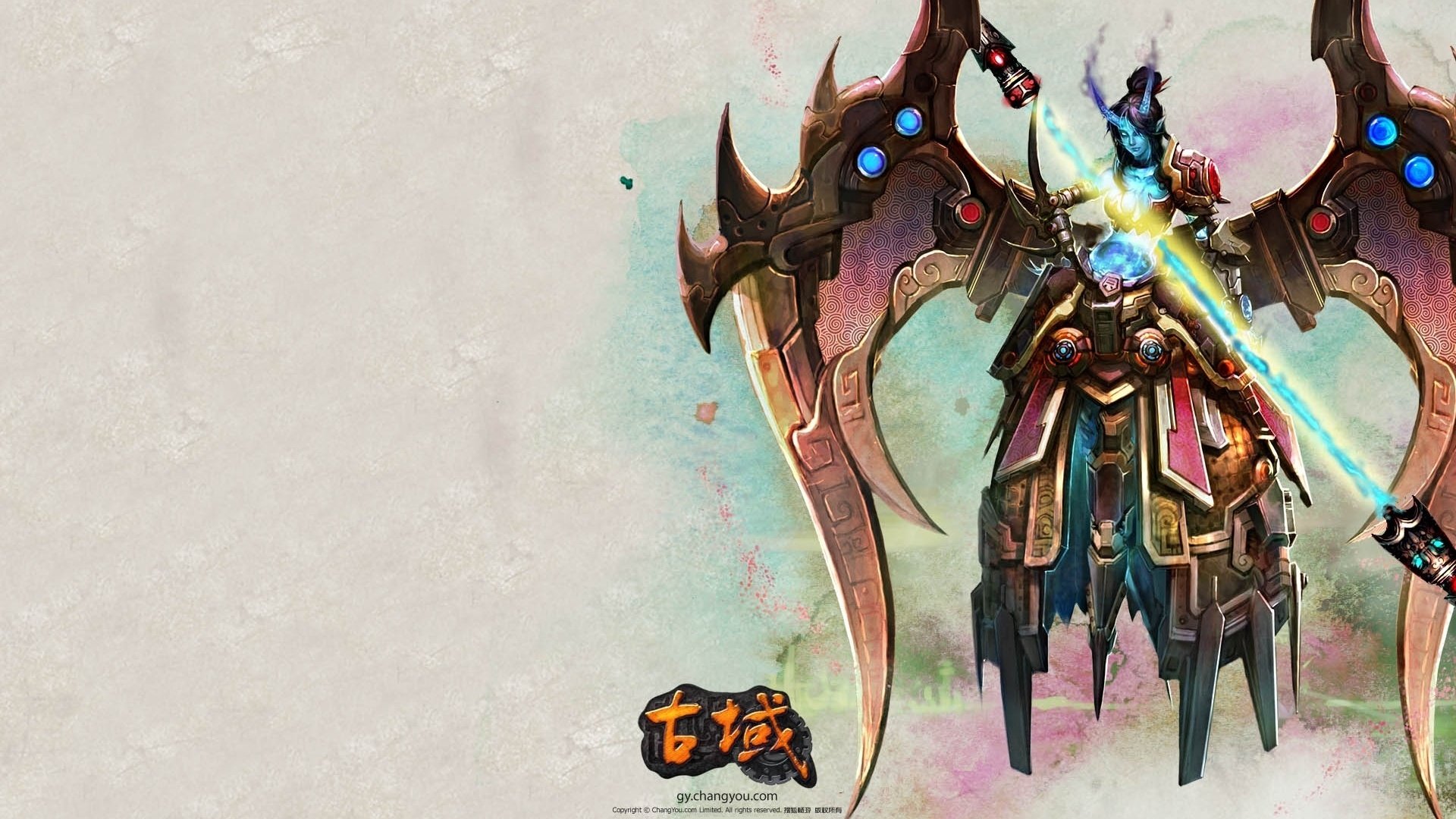 游戏,角色,插画,古域