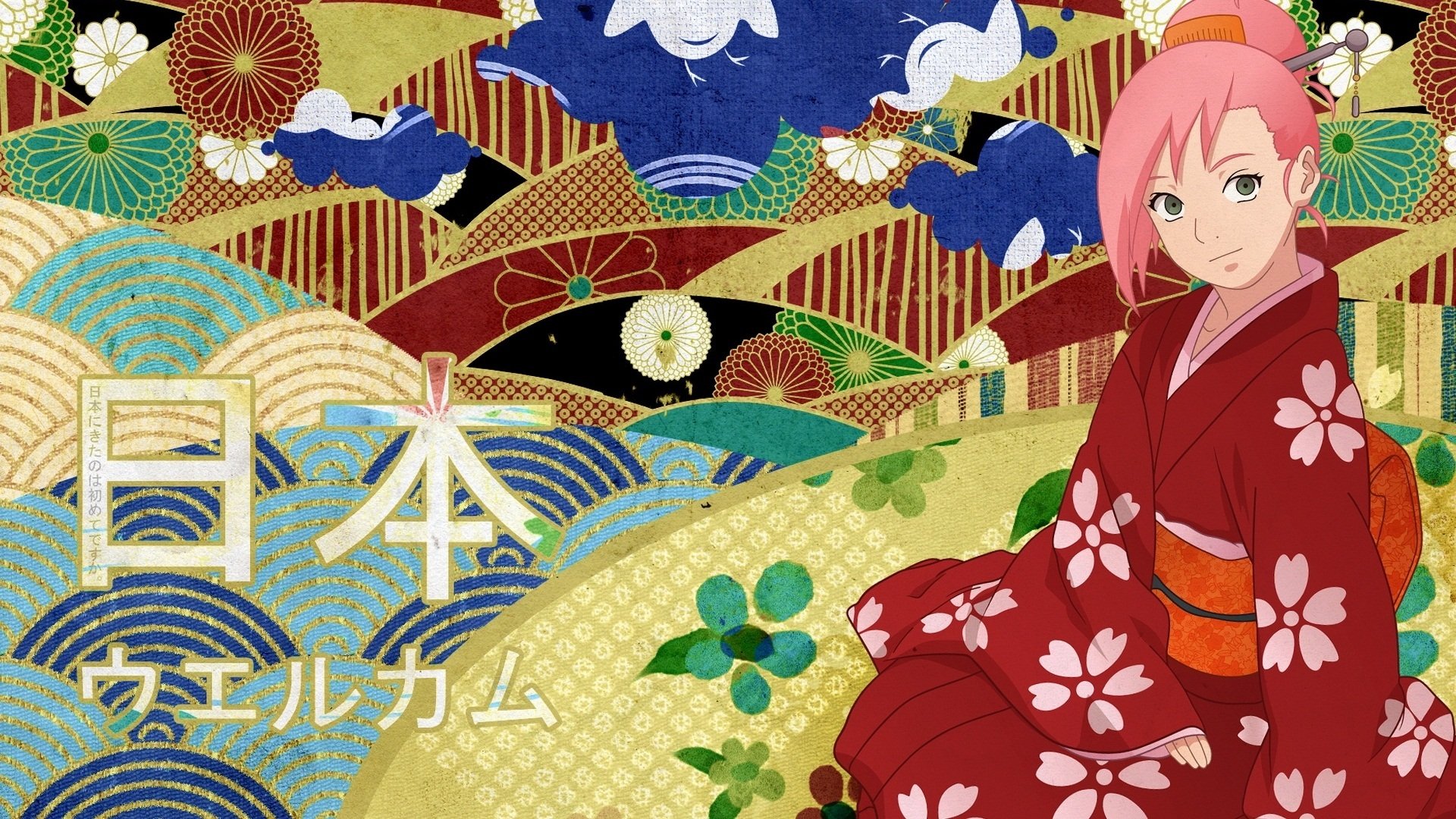 动漫,动漫少女,经典动漫,火影忍者,小樱,儿童桌面专用