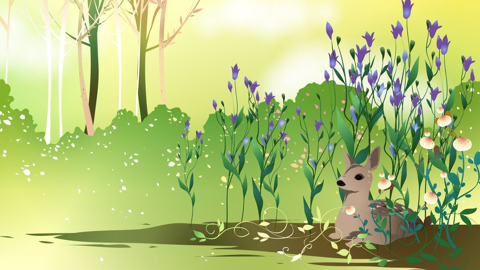 动漫,卡通,插画,手绘,风景,儿童桌面专用