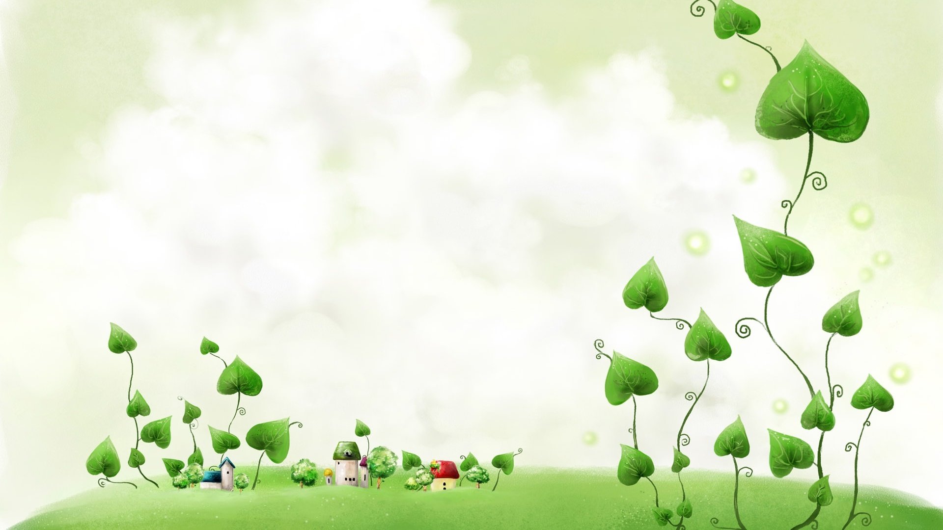 小清新,舒缓压力,绿色,2月12日,儿童桌面专用