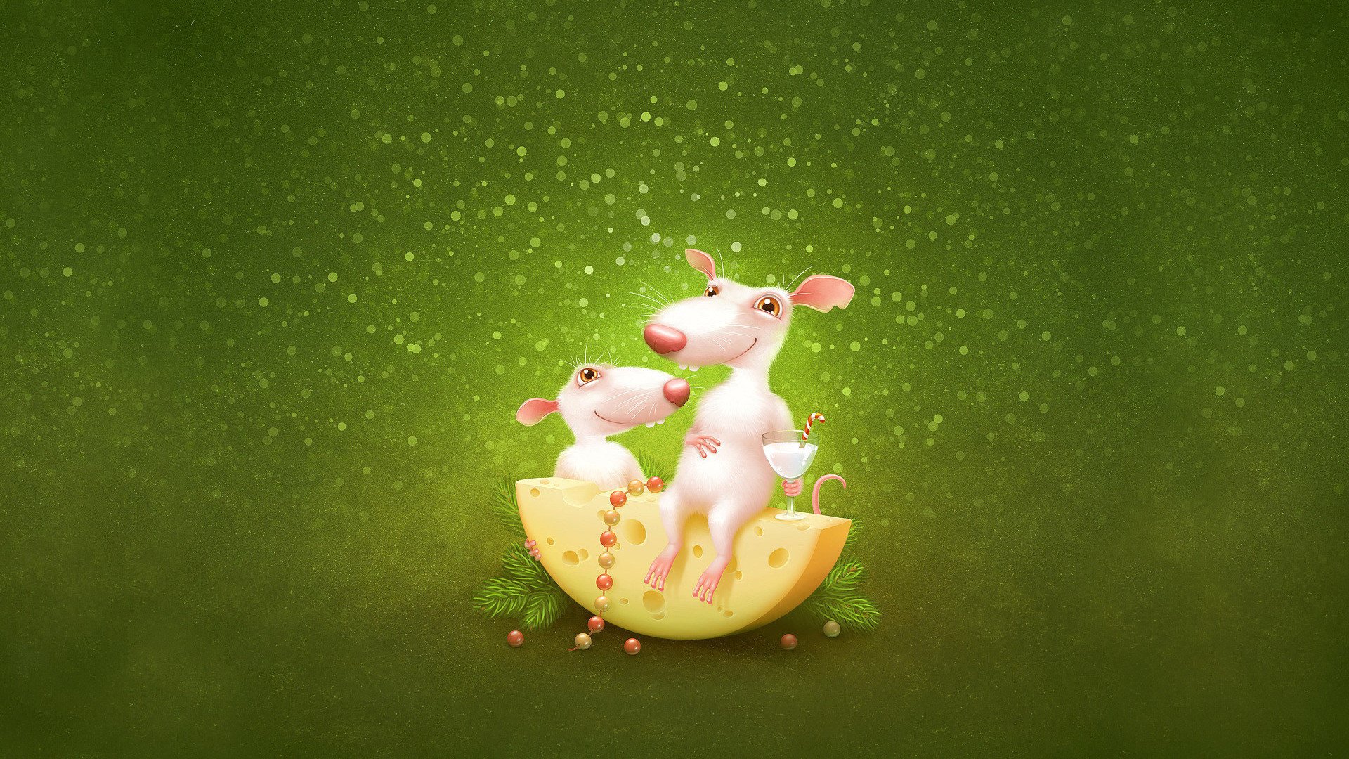 炫酷,设计,炫彩,手绘,老鼠,2月22日,儿童桌面专用