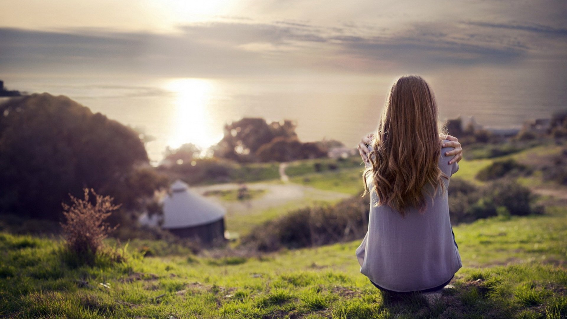 小清新,温馨一刻,女孩,2月20日,儿童桌面专用