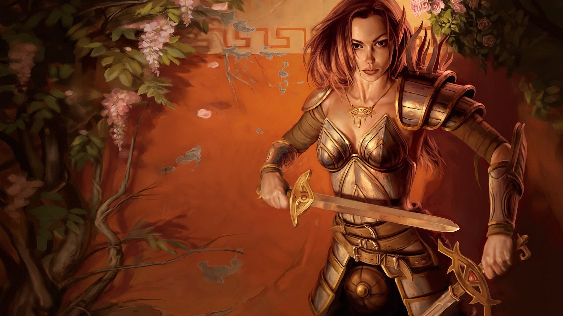 游戏,游戏美女,插画,无冬之夜