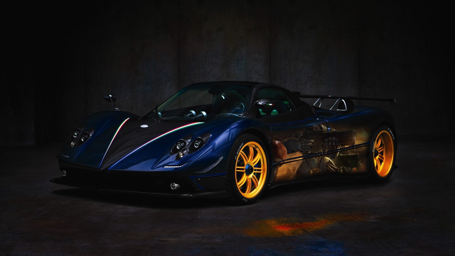 汽车,超跑,帕加尼,风之子,儿童桌面专用