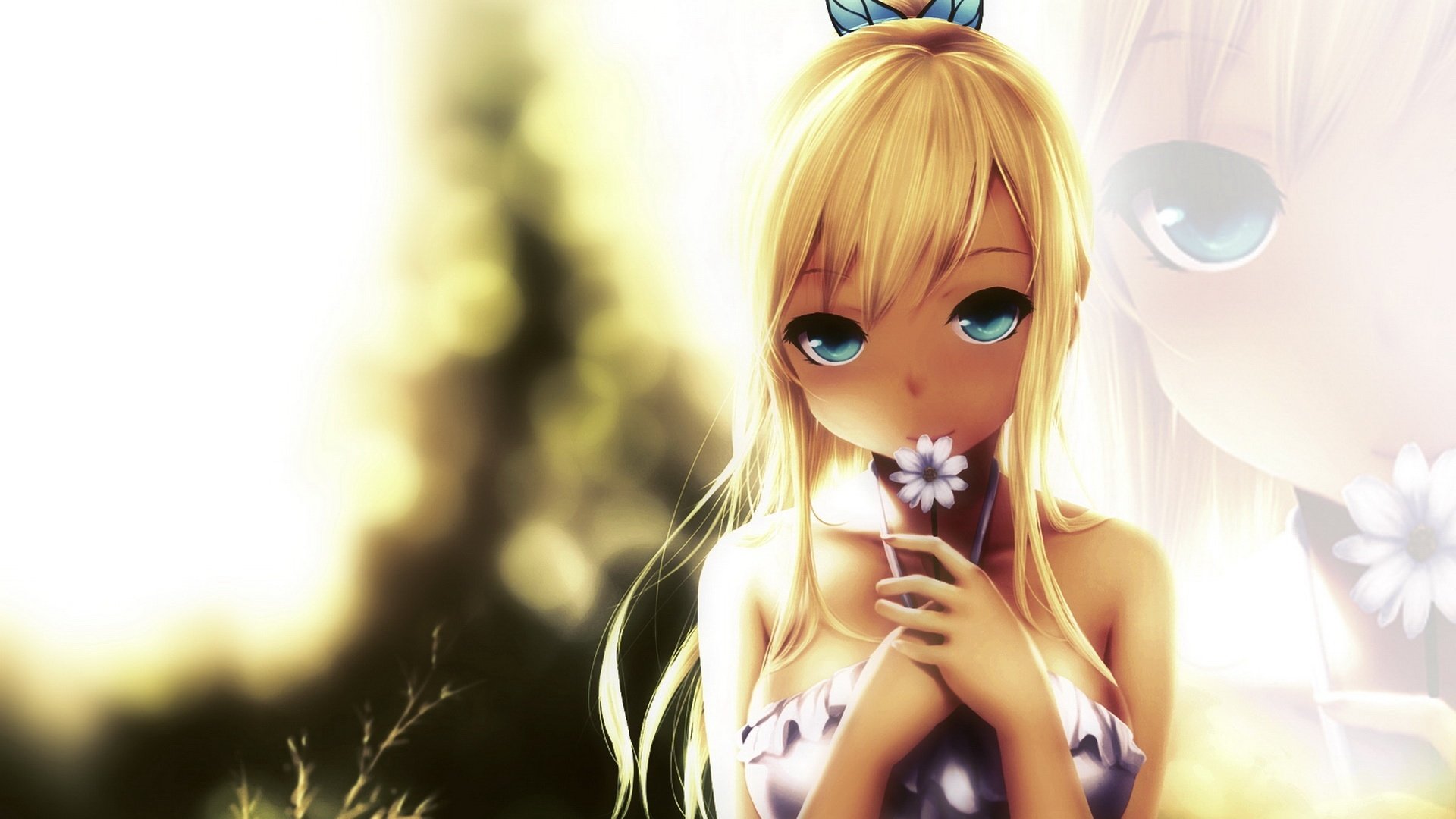 动漫,动漫少女,插画,可爱,巨乳,儿童桌面专用