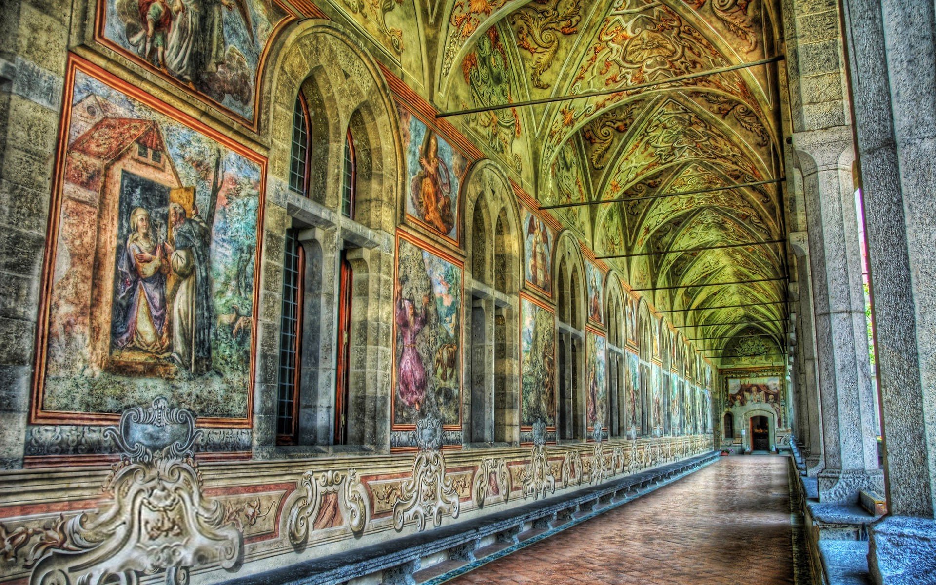 教堂,大教堂,壮丽,神圣,开阔,梦幻,儿童桌面专用