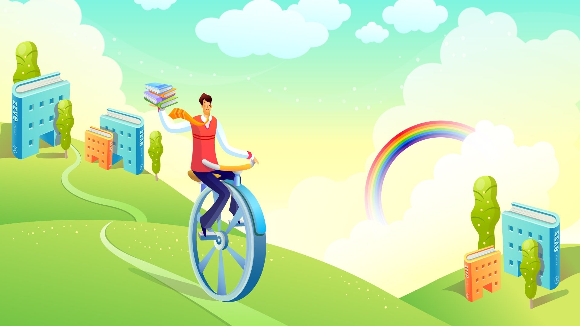 动漫,卡通,插画,手绘,创意,儿童桌面专用