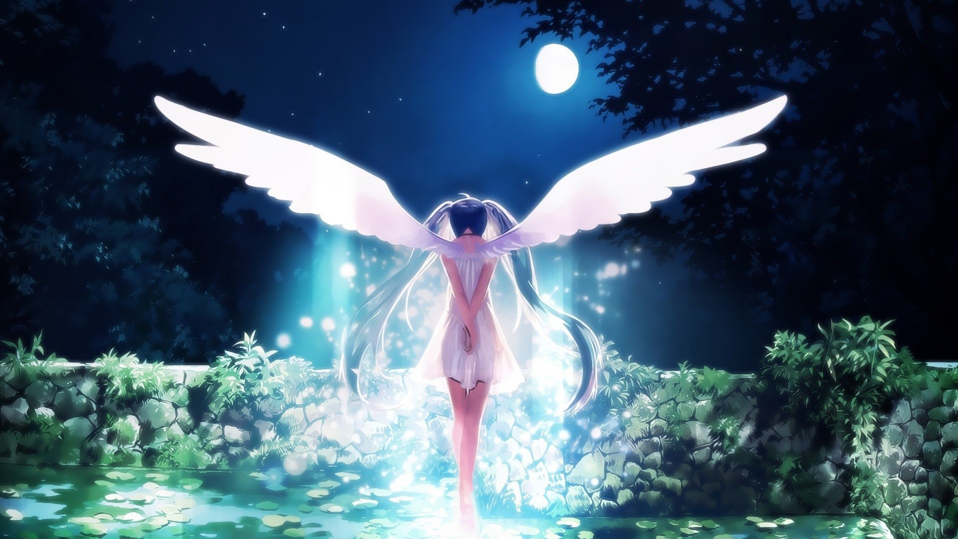 动漫,动漫少女,插画,天使,儿童桌面专用