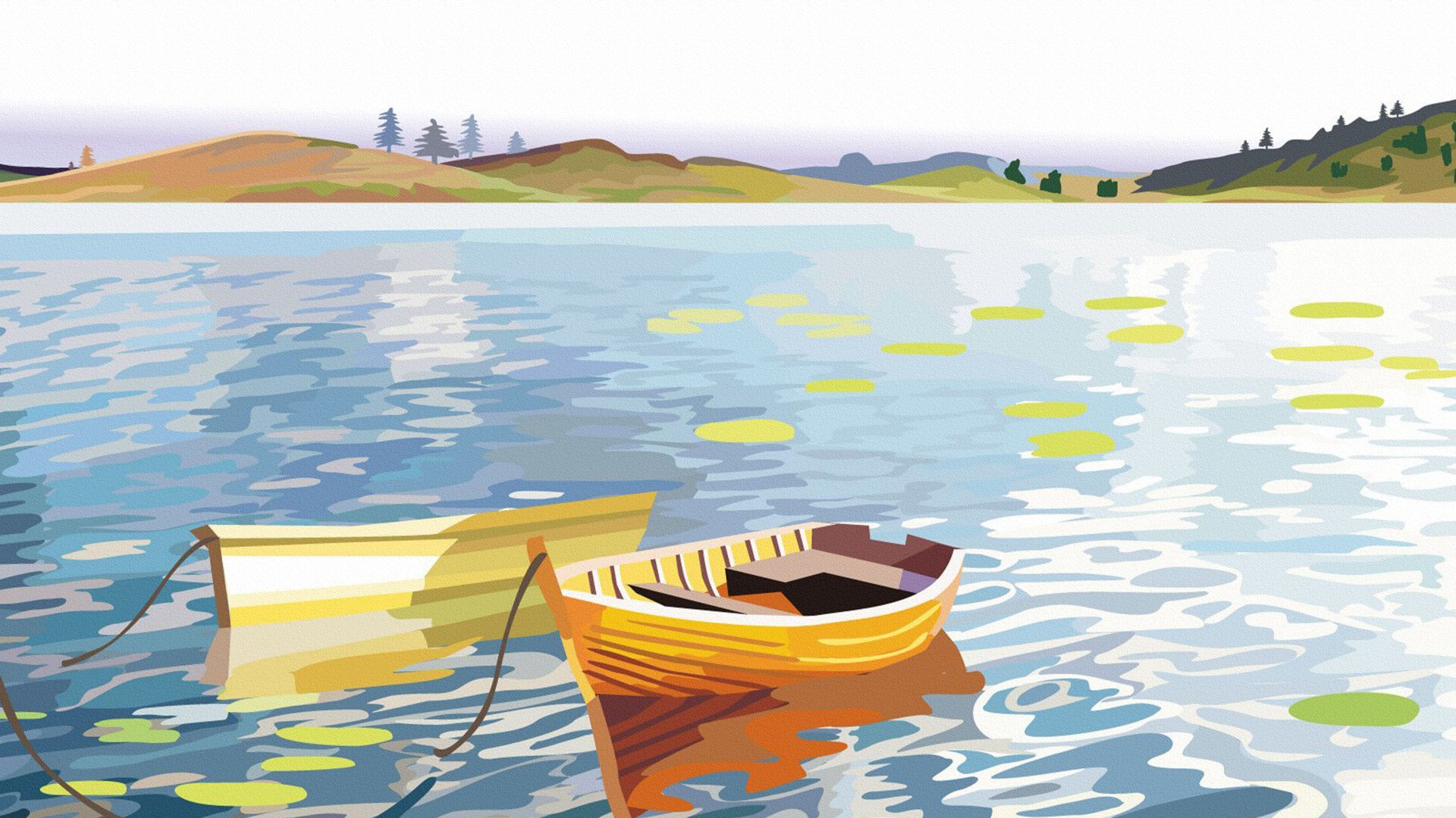 小清新,舒缓压力,手绘,2月26日,儿童桌面专用