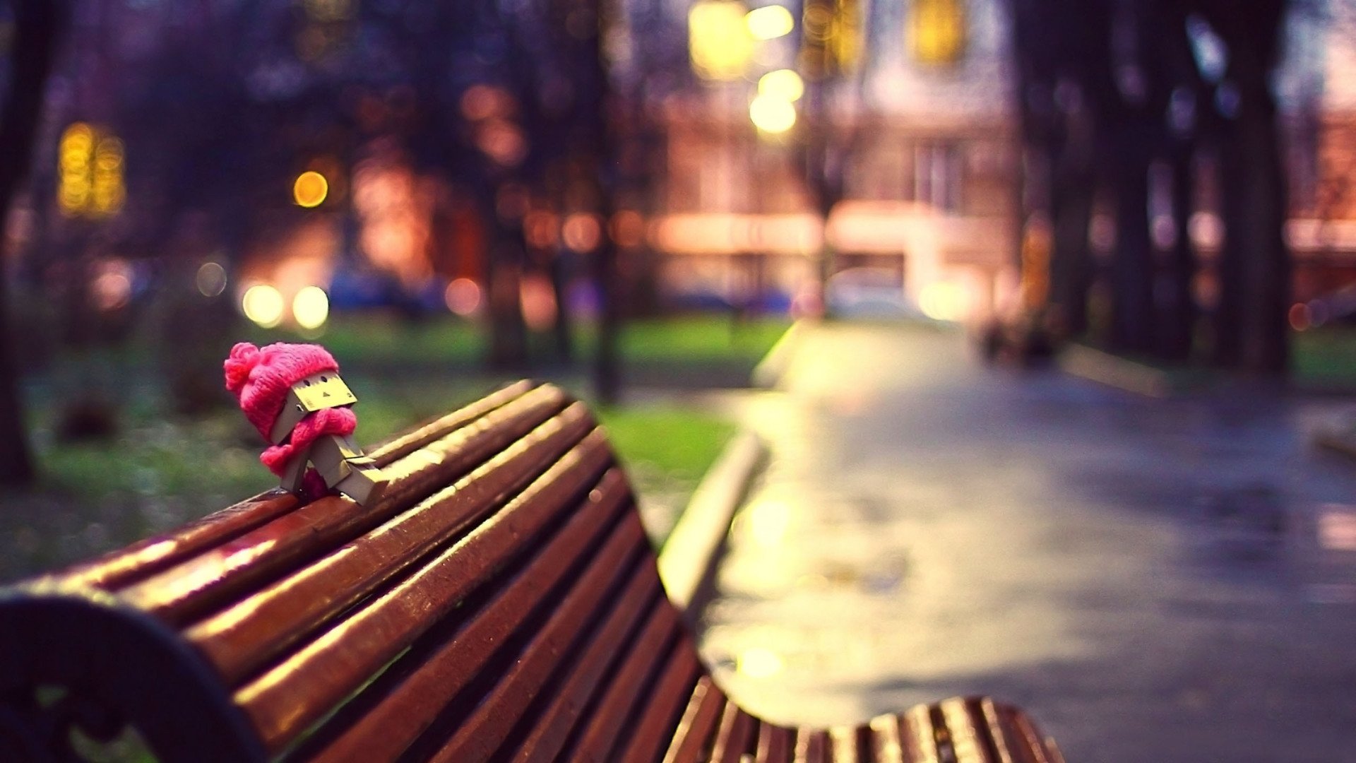 小清新,温馨一刻,纸箱人,2月13日,儿童桌面专用