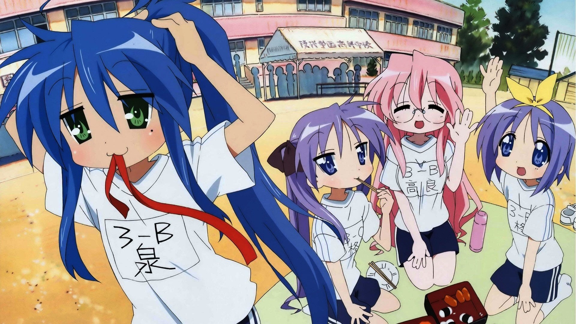 动漫,动漫少女,可爱,萝莉,幸运星,儿童桌面专用