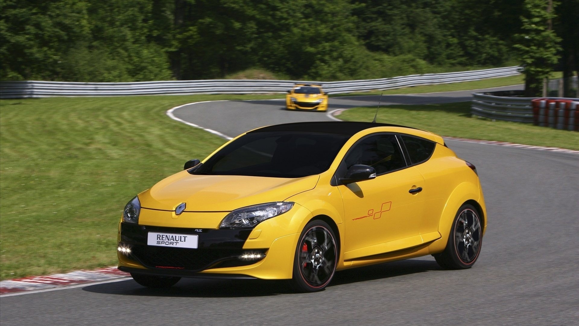 汽车,超跑,雷诺,梅甘娜,黄色,儿童桌面专用