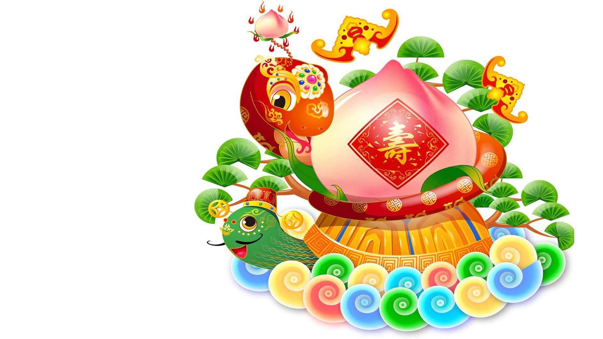 节日,过年,新年,春节,喜庆,2013年,蛇年,儿童桌面专用