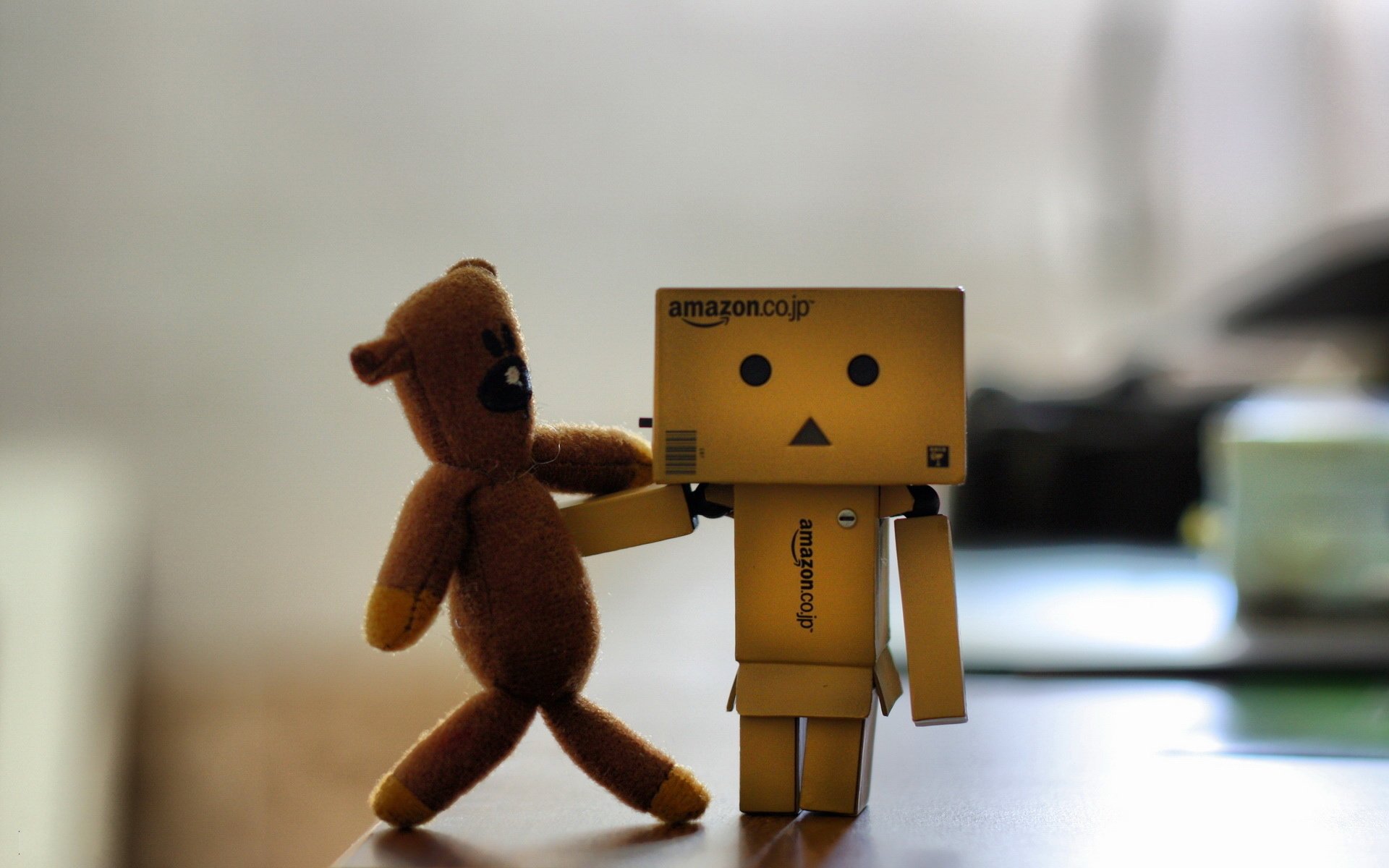 小清新,温馨一刻,纸箱人,2月22日,儿童桌面专用