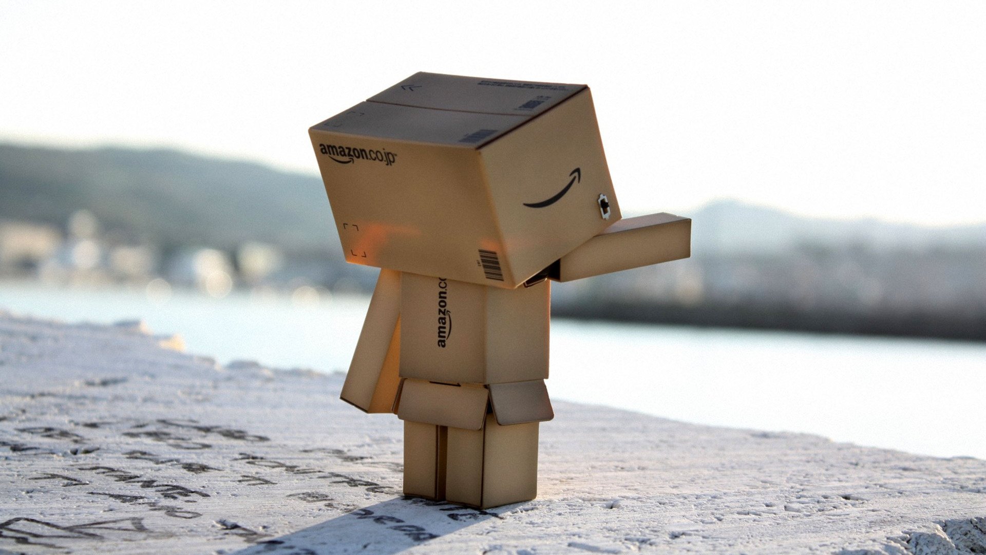 小清新,温馨一刻,纸箱人,2月7日,儿童桌面专用