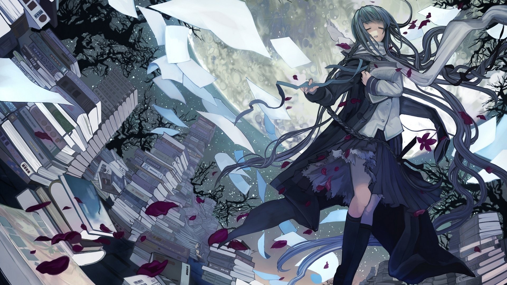 动漫,动漫少女,插画,手绘,可爱,儿童桌面专用