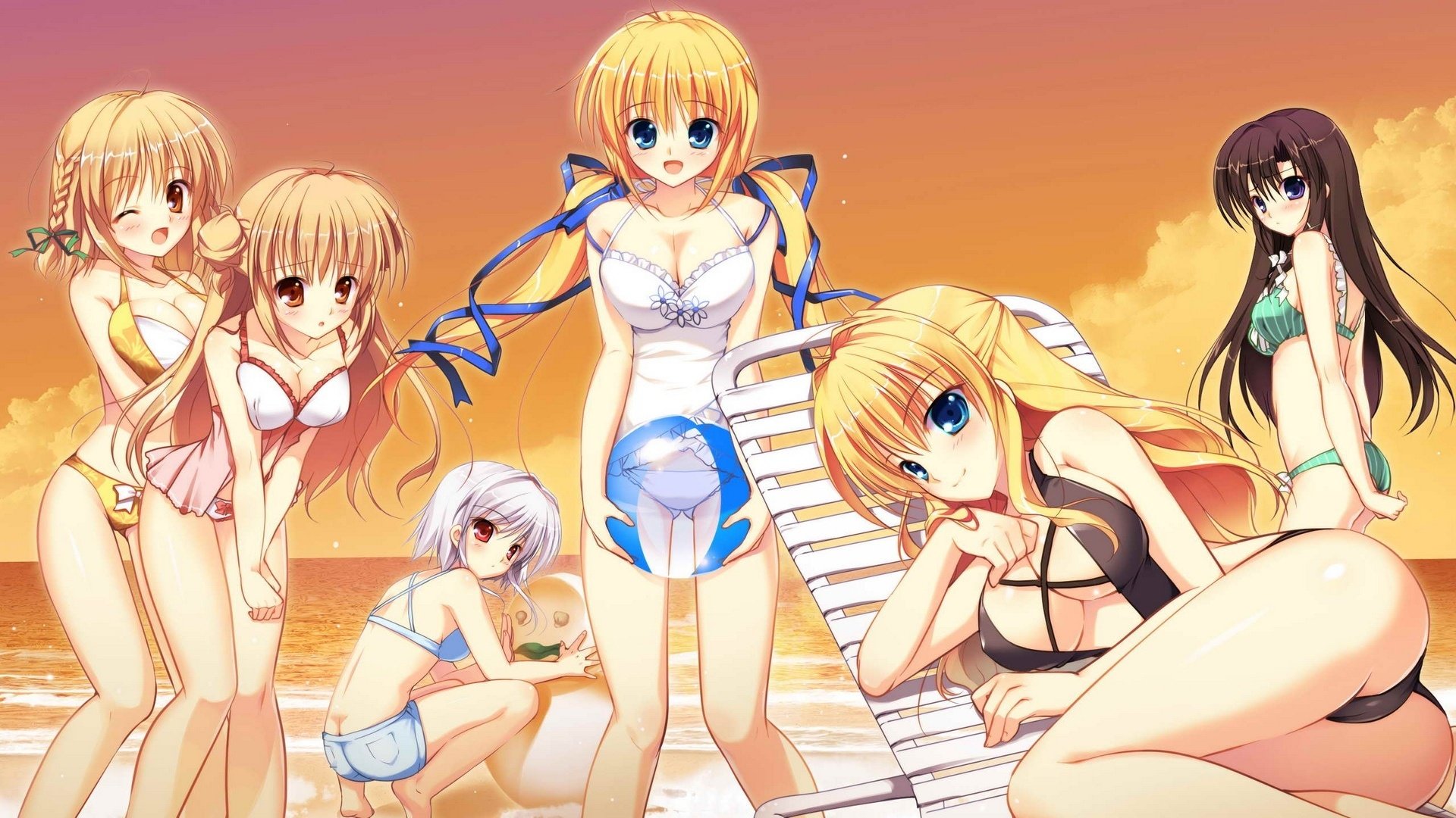 动漫,动漫少女,比基尼,真夏之夜的雪物语