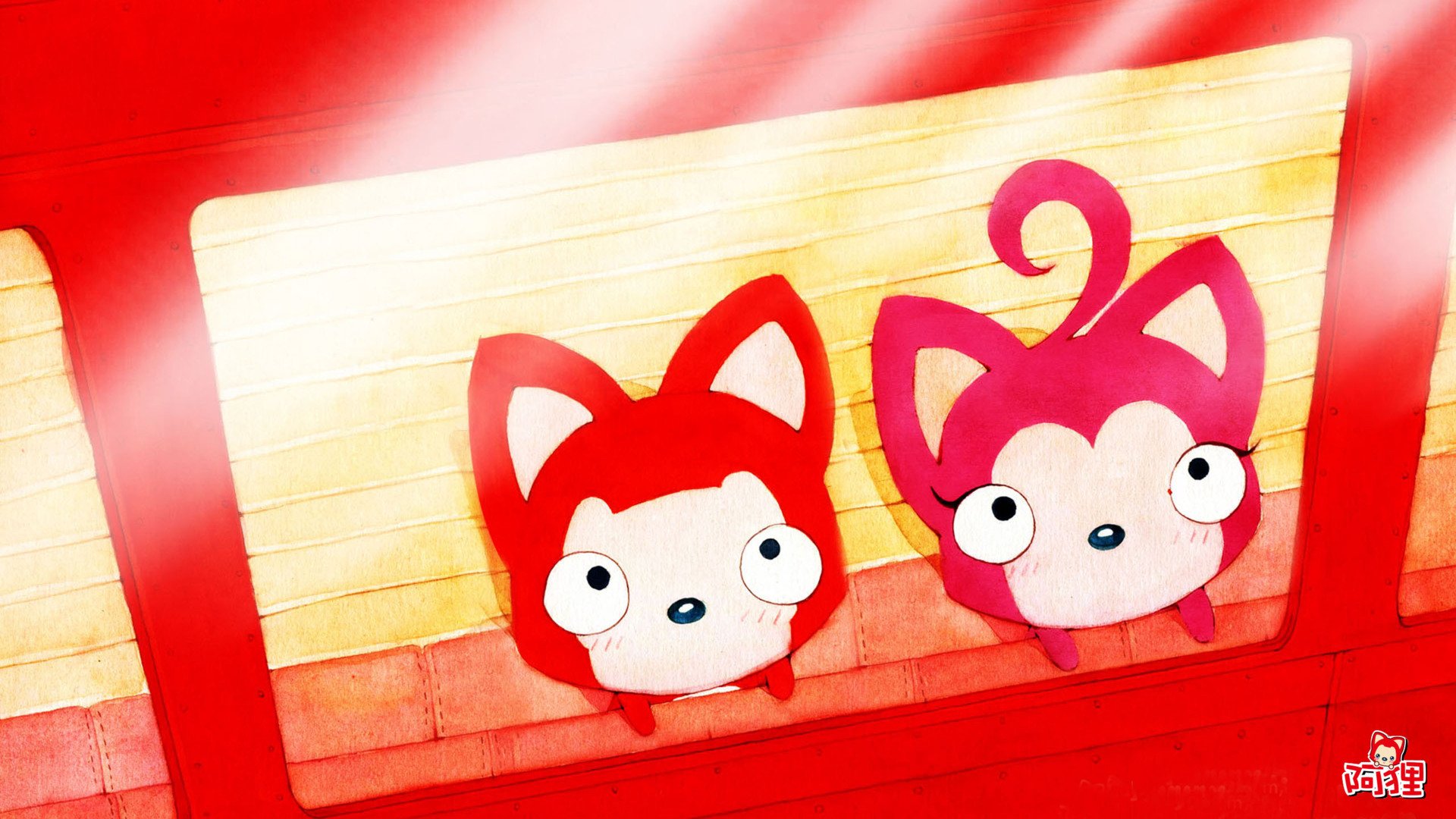 动漫,阿狸,ali,插画,手绘,360壁纸,儿童桌面专用