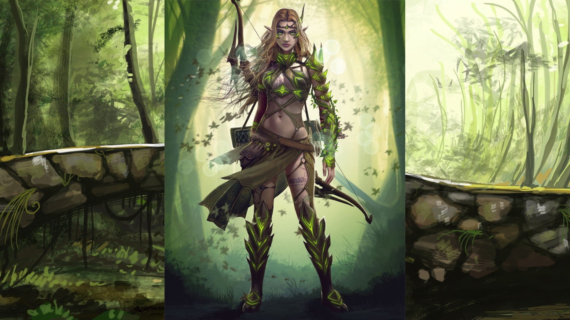 游戏,经典游戏,插画,手绘,游戏美女,魔兽世界