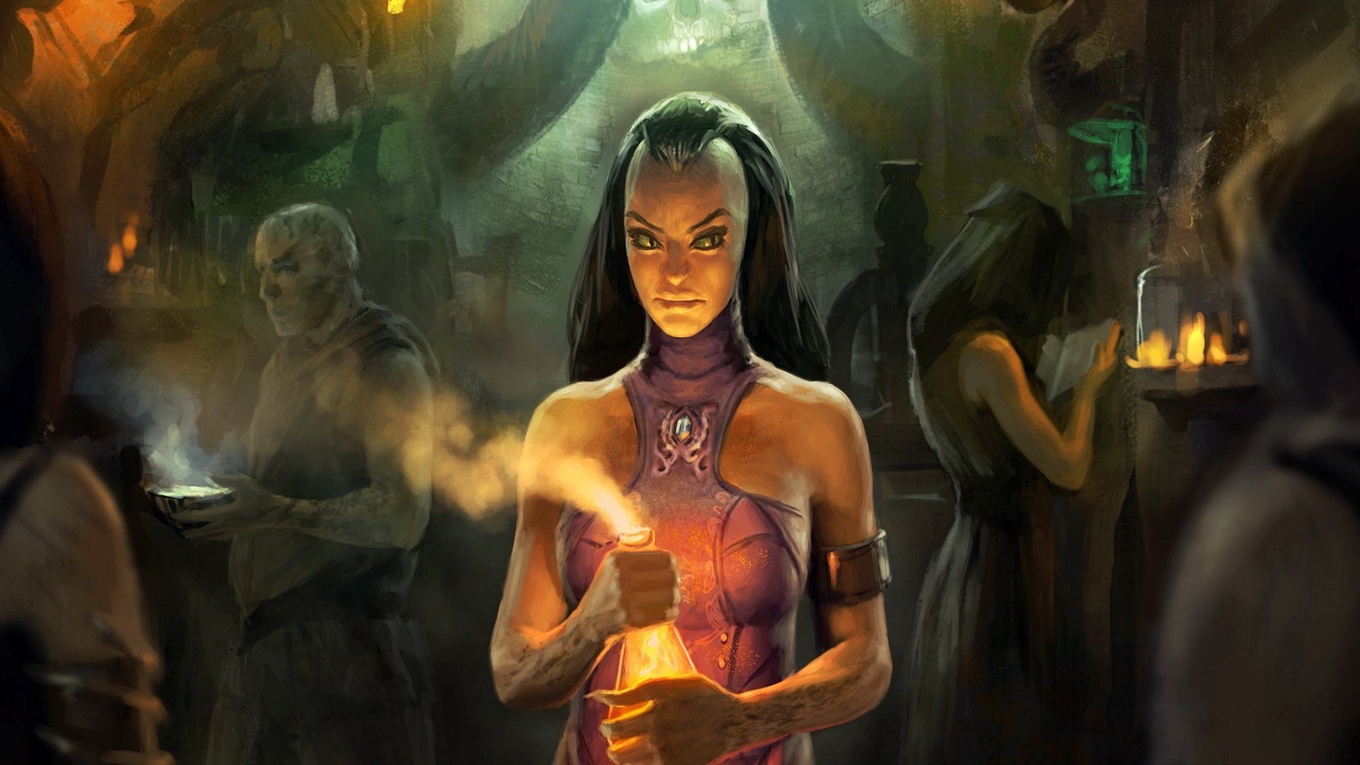 游戏,角色,插画,手绘,无冬之夜