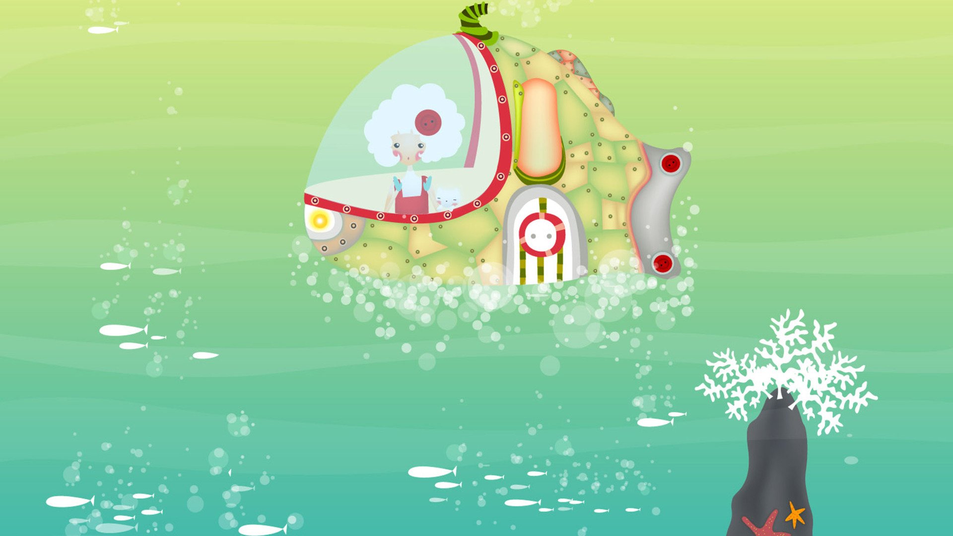 小清新,温馨一刻,手绘,2月13日,儿童桌面专用