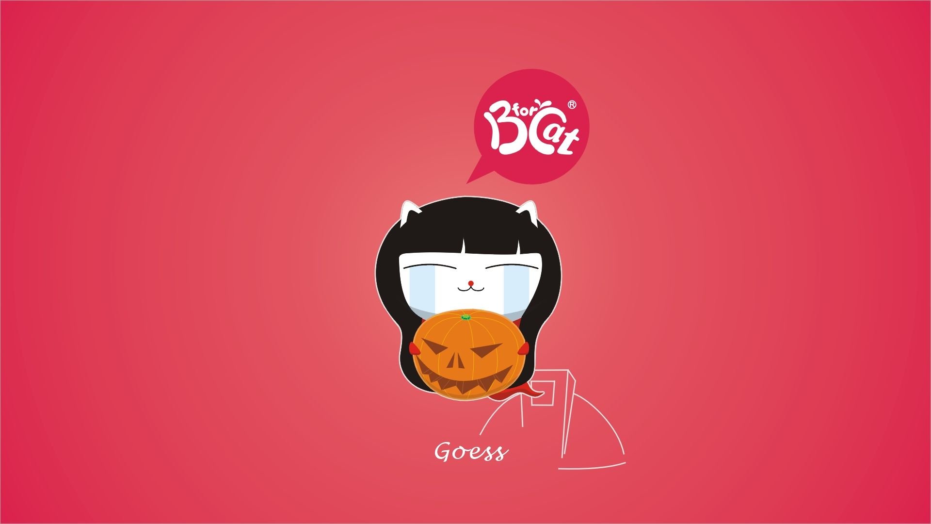 动漫,卡通,插画,幽灵,BFORCAT,儿童桌面专用