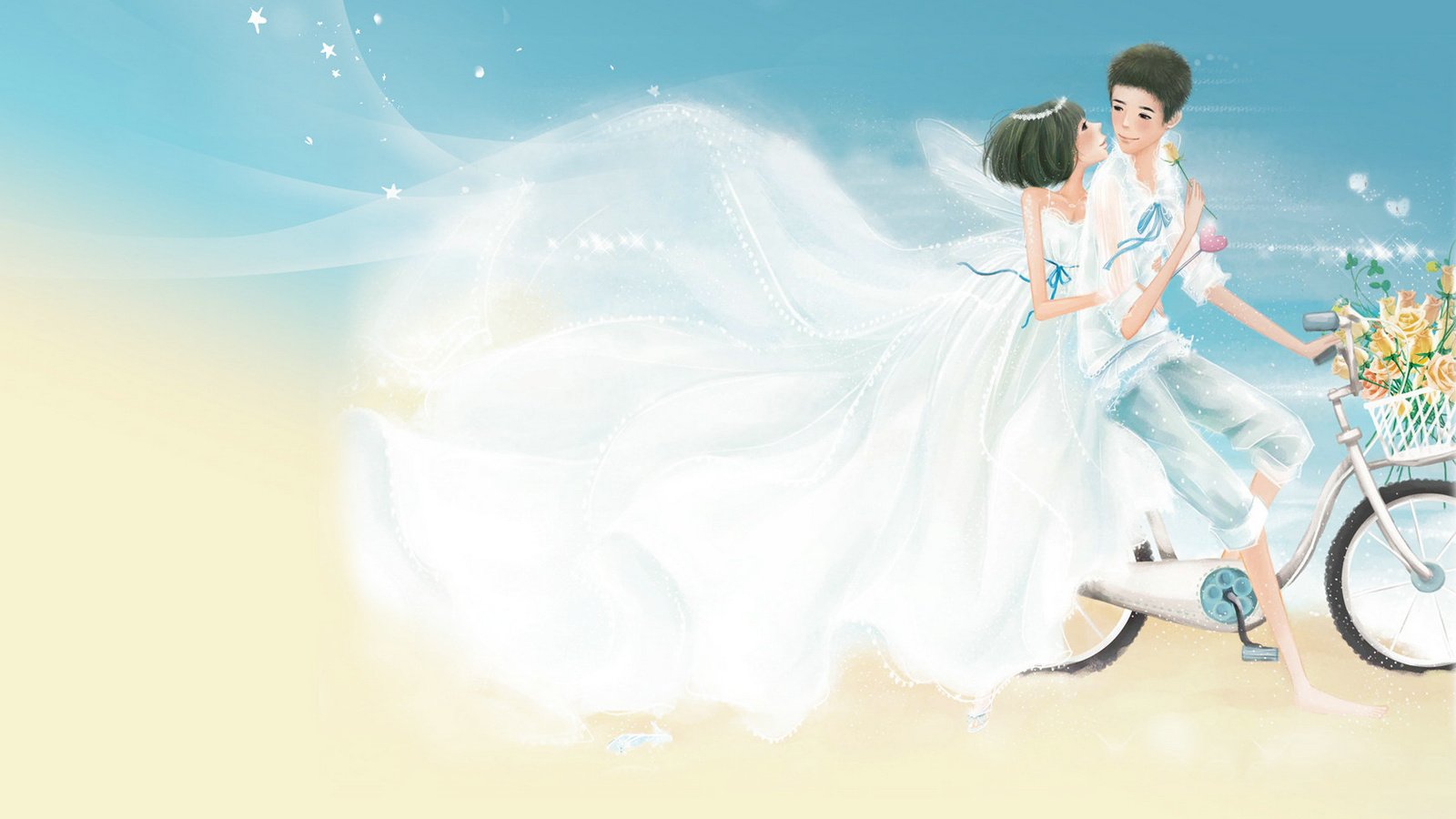 爱情美图,浪漫手绘,love,婚礼,恩爱,甜蜜,情侣