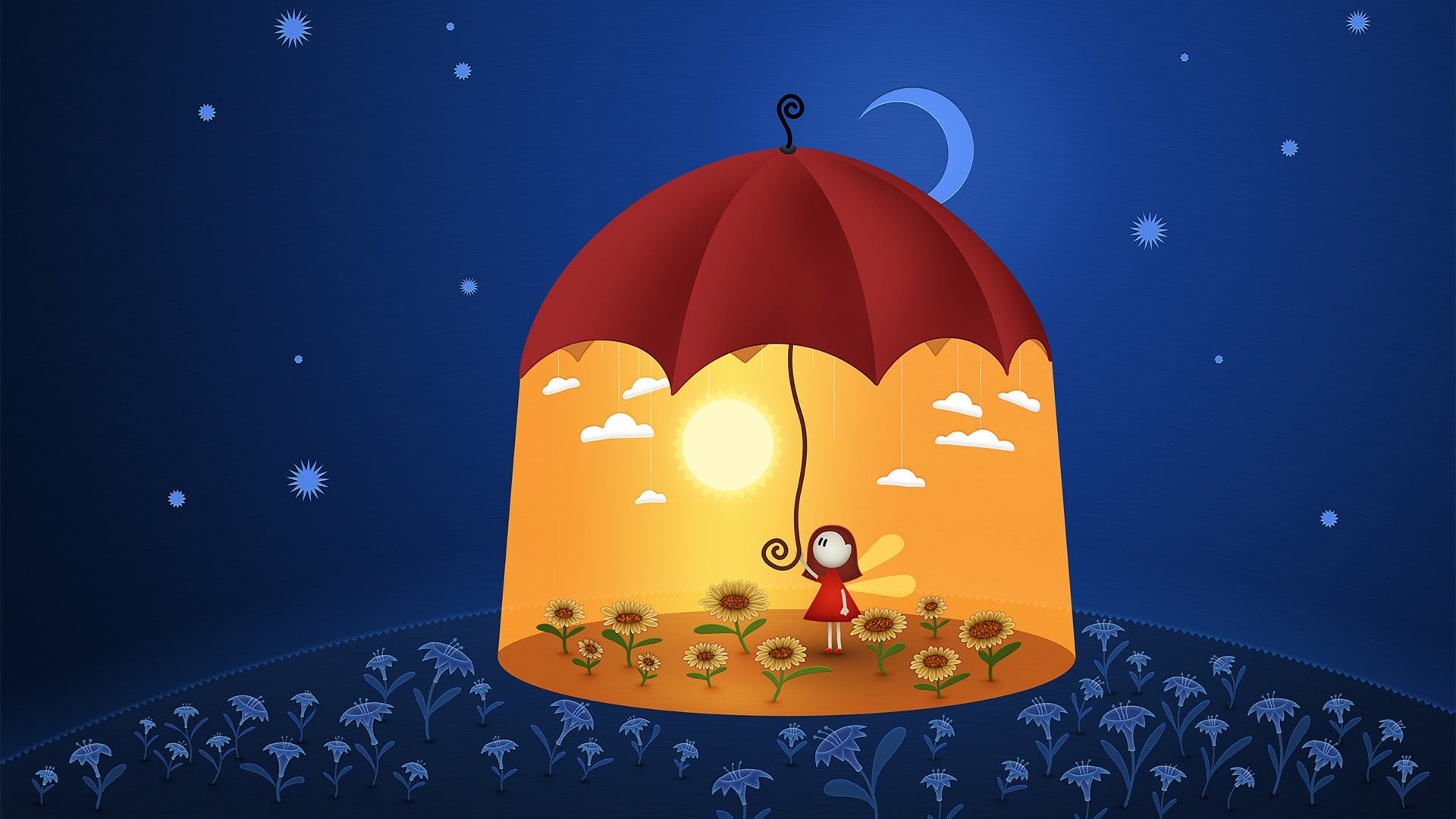 炫酷,设计,手绘,插画,2月22日,儿童桌面专用