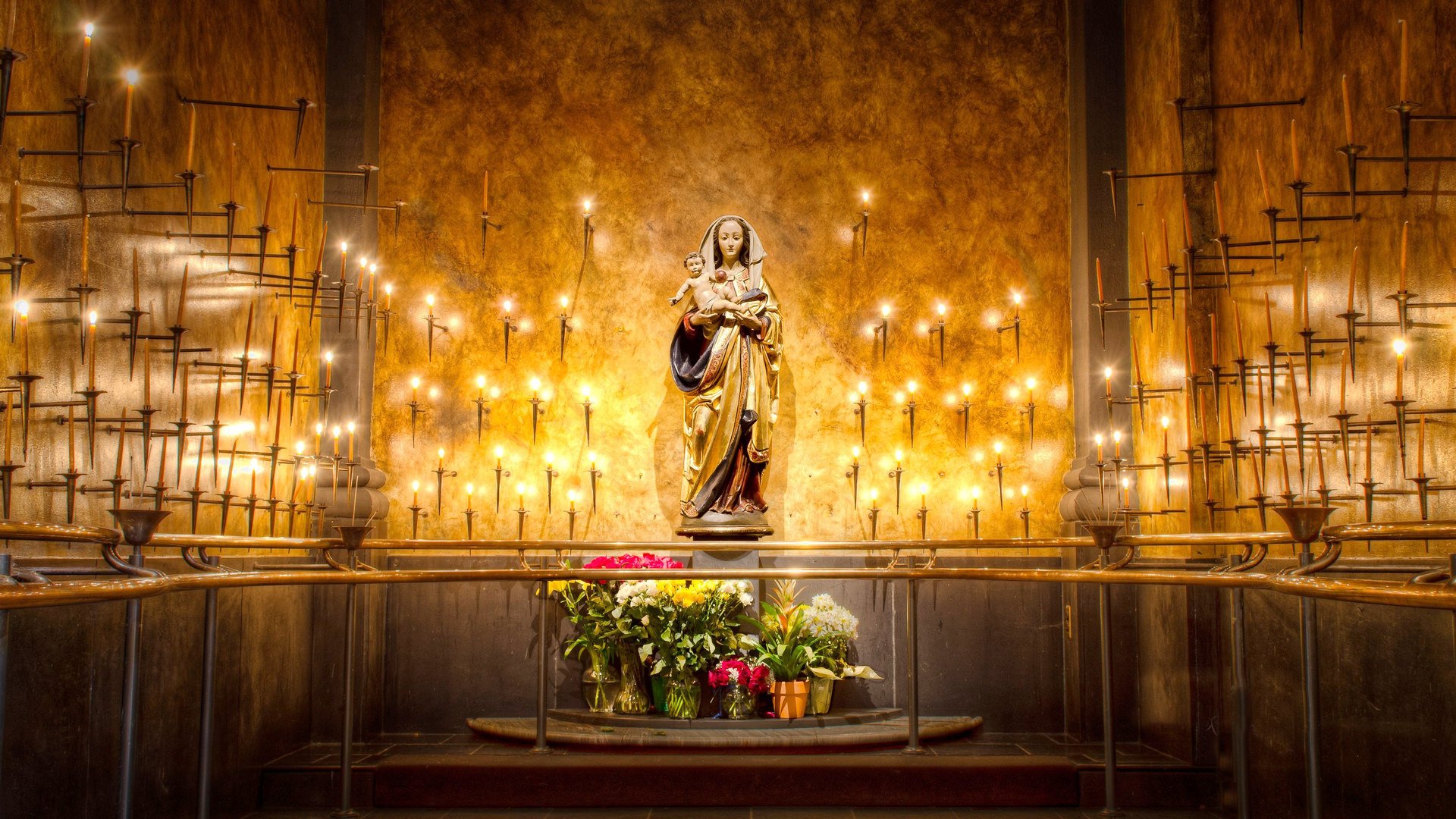 教堂,大教堂,壮丽,神圣,开阔,梦幻,儿童桌面专用