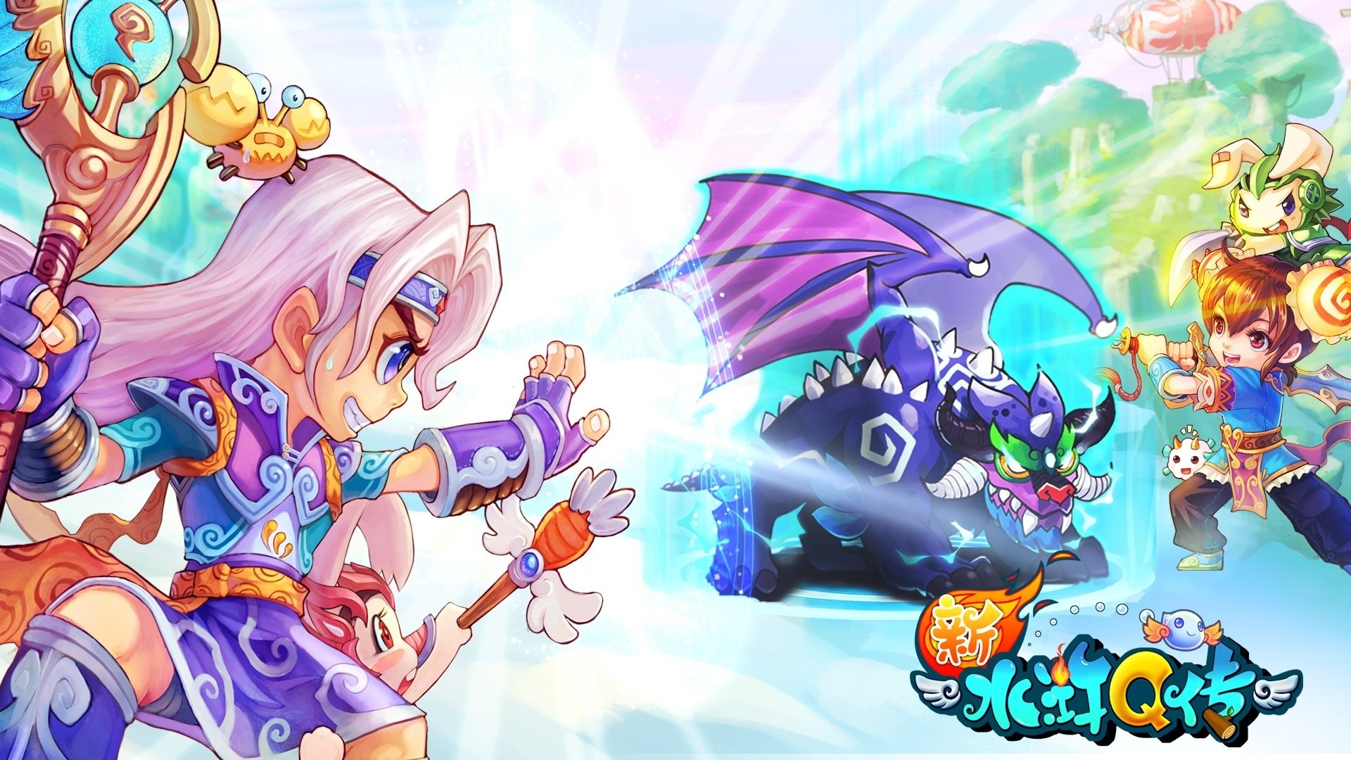 游戏,插画,Cg图,水浒Q传