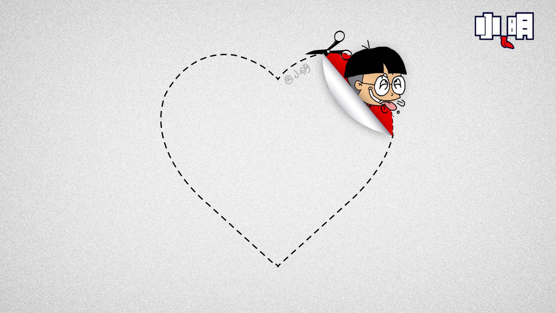 动漫,插画,小明,原创,搞笑,儿童桌面专用