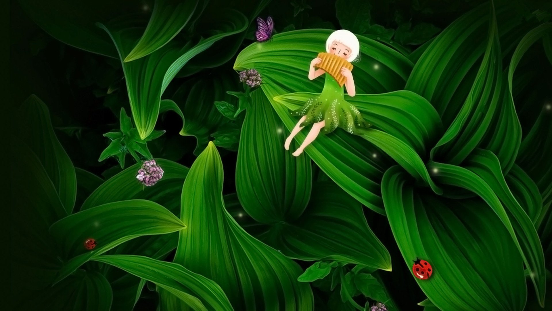 小清新,舒缓压力,绿色,2月7日,儿童桌面专用