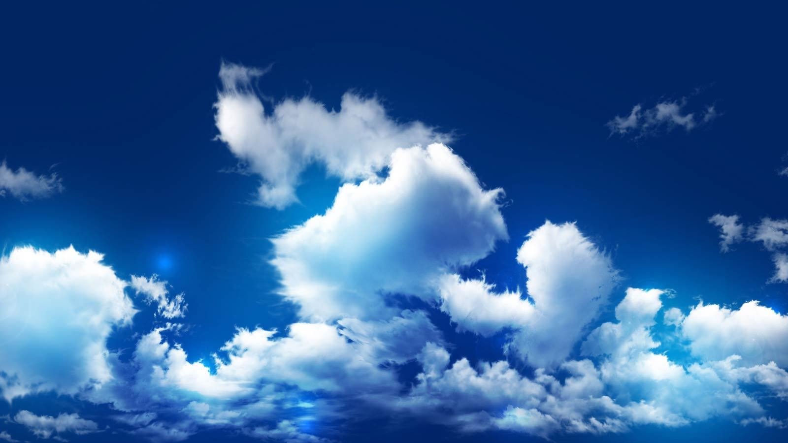 小清新,清新淡雅,蓝天白云,2月6日,儿童桌面专用