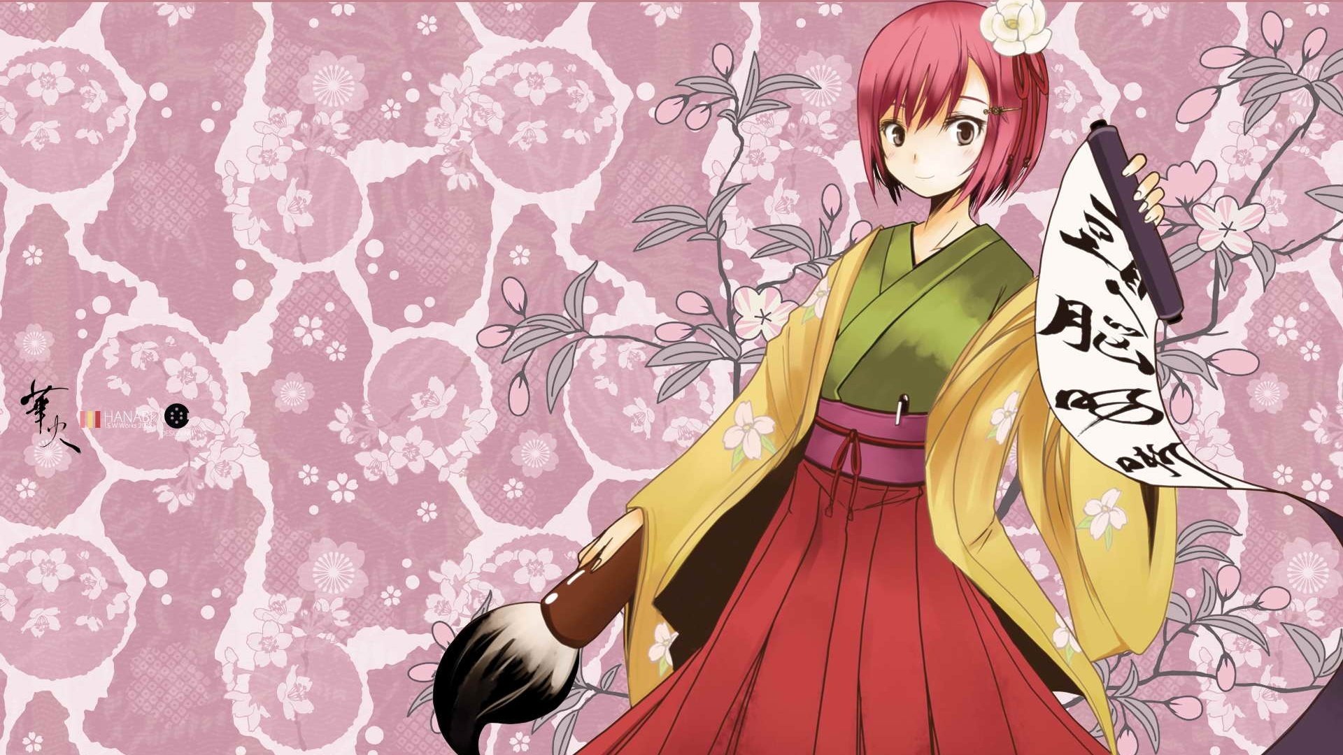 动漫,卡通,插画,手绘,动漫少女,可爱,黑锦,儿童桌面专用