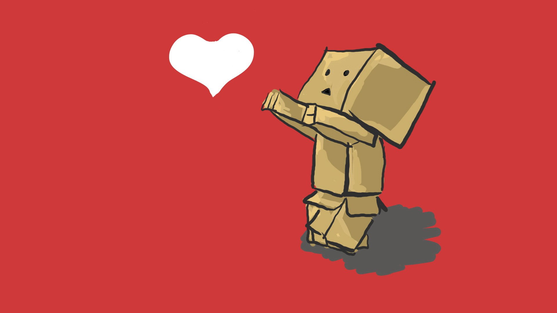 炫酷,设计,简约,纸箱人,2月20日,儿童桌面专用